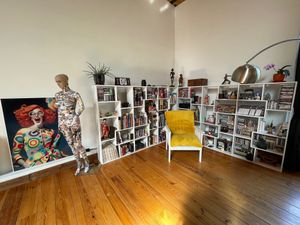 salon at Chez Ventura in Barjols