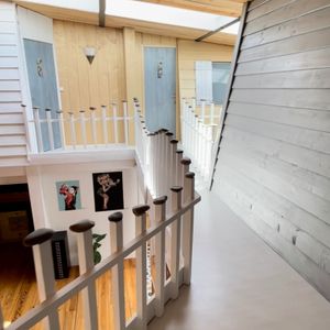 accès aux chambres (1er étage)  at Chez Ventura in Barjols