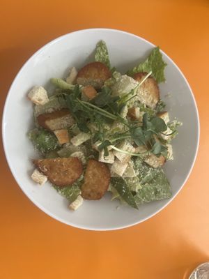 Caesar salad (daily menu)  at veganaf in Banska Bystrica