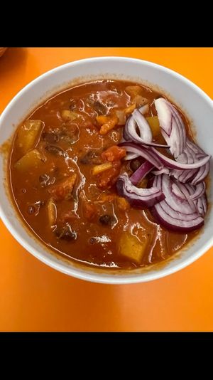 Goulash  at veganaf in Banska Bystrica