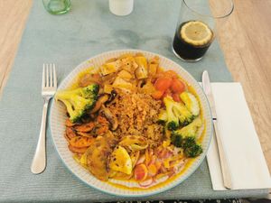 Vegan, gluten-free at La Marea & Copacabana in Tenerife