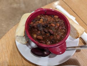 Vegan chili! at Webster's Cafe in State College