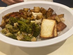 Build your own bowl with tofu at Webster's Cafe in State College