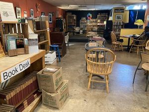 Interior seating at Webster's Cafe in State College