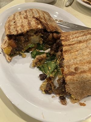 100 years of solitude: tofu, baked beans, potatoes  at Webster's Cafe in State College