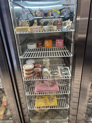 Fridge cheese  at The Plant-Based Market in Barcelona
