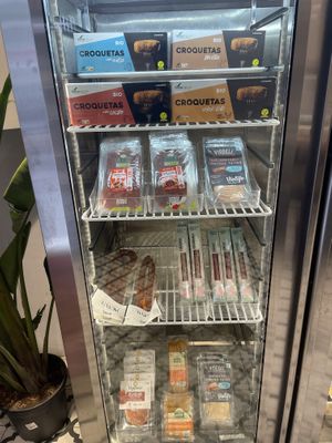 Fridge embotits  at The Plant-Based Market in Barcelona