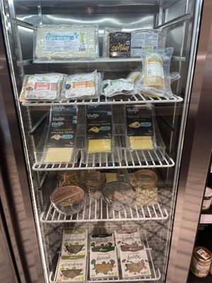 Fridge cheese  at The Plant-Based Market in Barcelona