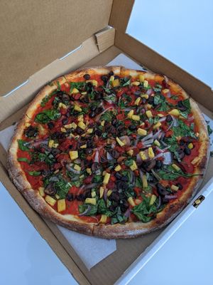 Vegan Supreme at New Jersey Pizza Company in Flagstaff