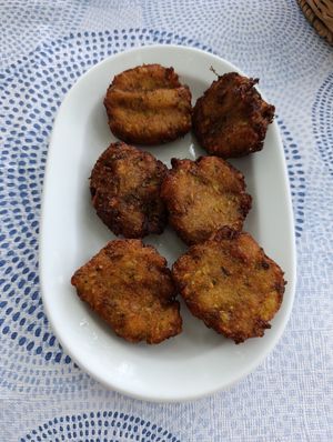 Zucchini balls at T' Agnantio in Nikitas
