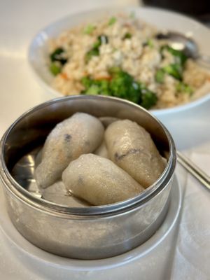 Vegetarian Dumplings  at Lunasia Dim Sum House in Torrance