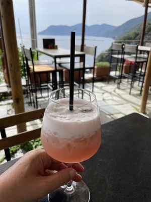 Virgin cocktail   at Marina di Corniglia Bar in Corniglia