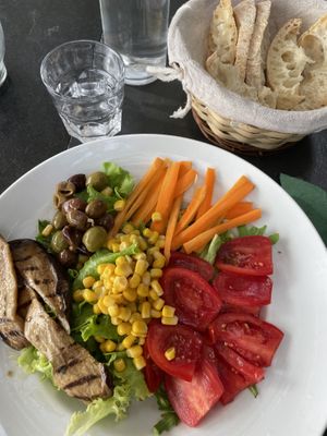 Salad  at Marina di Corniglia Bar in Corniglia