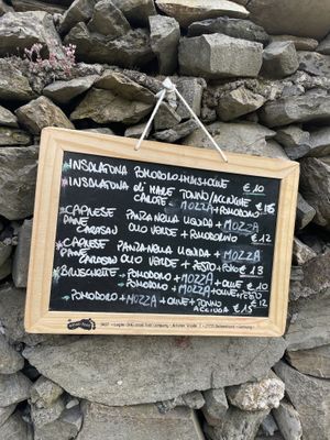 Menu  at Marina di Corniglia Bar in Corniglia
