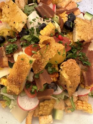 Caesar Sunshine Salad #Veganuary at Hulala in Dusseldorf