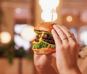 Chili Cheeze Love Burger at Hulala in Dusseldorf