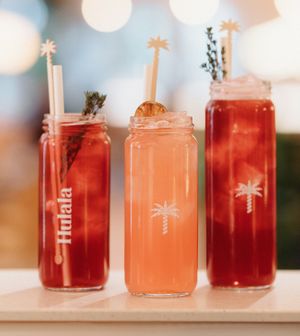 Come for the burger. Stay for the drinks. Homemade Limonades, Ice Tea & Cocktails. Cheers! at Hulala in Dusseldorf