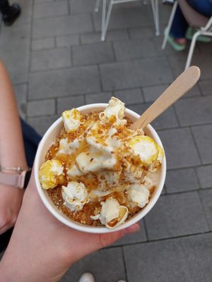 Soft Ice Salted Caramel at Hulala in Dusseldorf