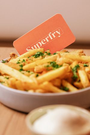 Superfry. Enjoy the Flavor, Not the Calories. at Hulala in Dusseldorf