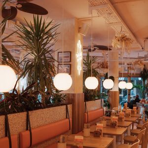 Hulala cozy interior at Hulala in Dusseldorf