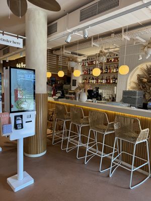 Bar area with order station   at Hulala in Dusseldorf