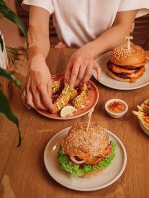California Corn Ribs at Hulala in Dusseldorf