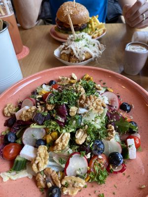 Lunch special plus cheesy tots  at Hulala in Dusseldorf