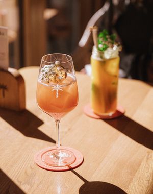 Sprizing the day away. at Hulala in Dusseldorf