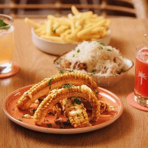 California Corn Ribs (vegan)
Truffle Tater Tots (vegan)
Superfries (vegan) at Hulala in Dusseldorf