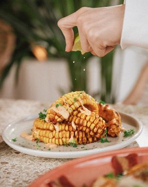 California Corn Ribs at Hulala in Dusseldorf