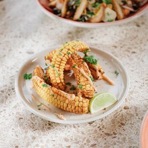 California Corn Ribs at Hulala in Dusseldorf