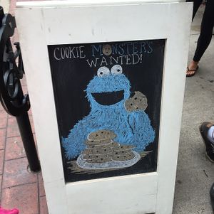 sign out front at Kelly's Bake Shoppe in Oakville