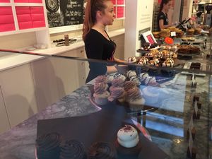 Counter at Kelly's Bake Shoppe in Oakville