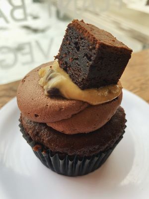 Brookie Cupcake  at Kelly's Bake Shoppe in Oakville