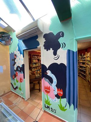 wall  at Moedertje Natuur in Kessel Lo