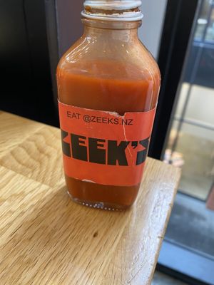 Hot Sauce   at Zeek's  in Christchurch