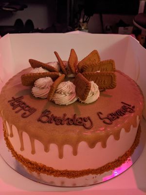 Biscoff cake at Mister Nice Guy's Bakeshop in Ascot Vale