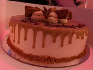 Biscoff cake at Mister Nice Guy's Bakeshop in Ascot Vale