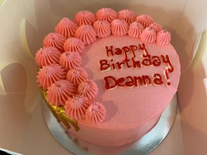 Birthday cake preordered    at Mister Nice Guy's Bakeshop in Ascot Vale