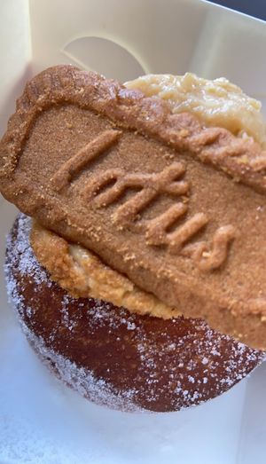 Lotus biscoff donut  at Mister Nice Guy's Bakeshop in Ascot Vale
