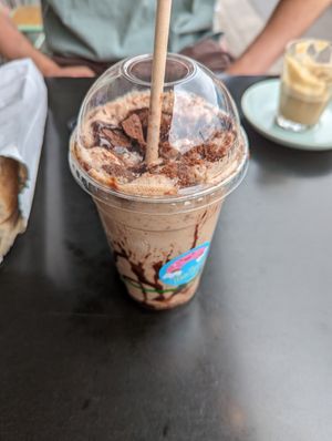 Crunchie milkshake at Mister Nice Guy's Bakeshop in Ascot Vale