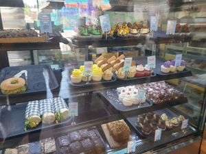 Display cabinet at Mister Nice Guy's Bakeshop in Ascot Vale
