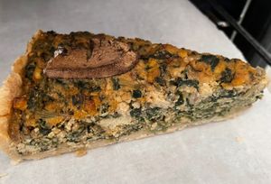 Mushroom "quiche”  at Mister Nice Guy's Bakeshop in Ascot Vale