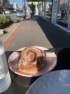 Cinnamon roll  at Mister Nice Guy's Bakeshop in Ascot Vale