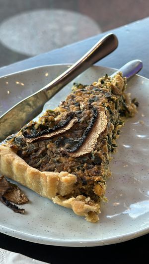 Mushroom and spinach quiche   at Mister Nice Guy's Bakeshop in Ascot Vale