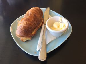 Toasted croissant  at Mister Nice Guy's Bakeshop in Ascot Vale
