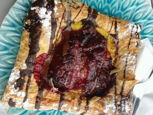 cherry custard danish at Mister Nice Guy's Bakeshop in Ascot Vale