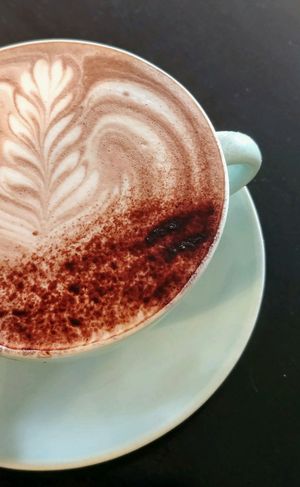 hot chocolate at Mister Nice Guy's Bakeshop in Ascot Vale