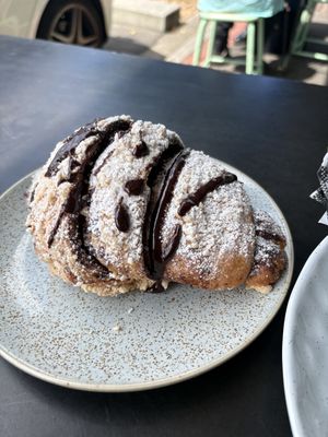 Chocolate croissant 🥐   at Mister Nice Guy's Bakeshop in Ascot Vale