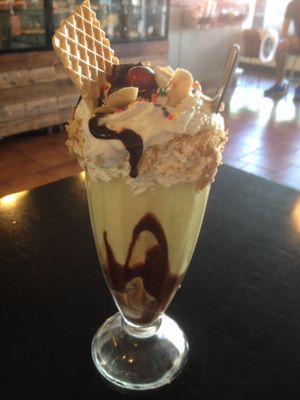 Banana Milkshake ~ Sweet banana heaven! at Mister Nice Guy's Bakeshop in Ascot Vale